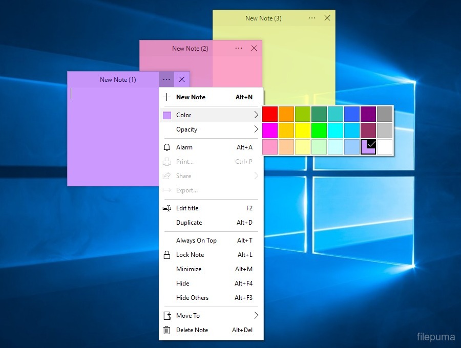 Scaricare Simple Sticky Notes Per Windows Filepuma Com