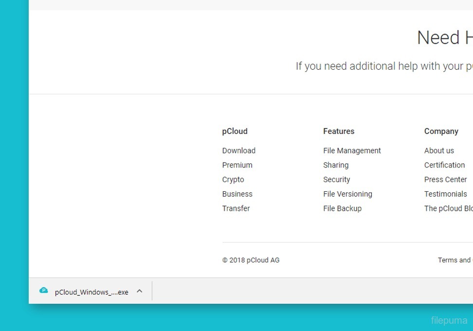 pCloud Drive (32bit) 4.1.10 Printscreens 1