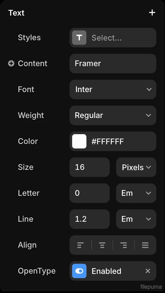 Framer 2025.2.0 Screen Views 2