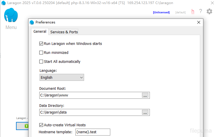 Unduh Laragon 7.0.6 untuk windows - Filepuma.com