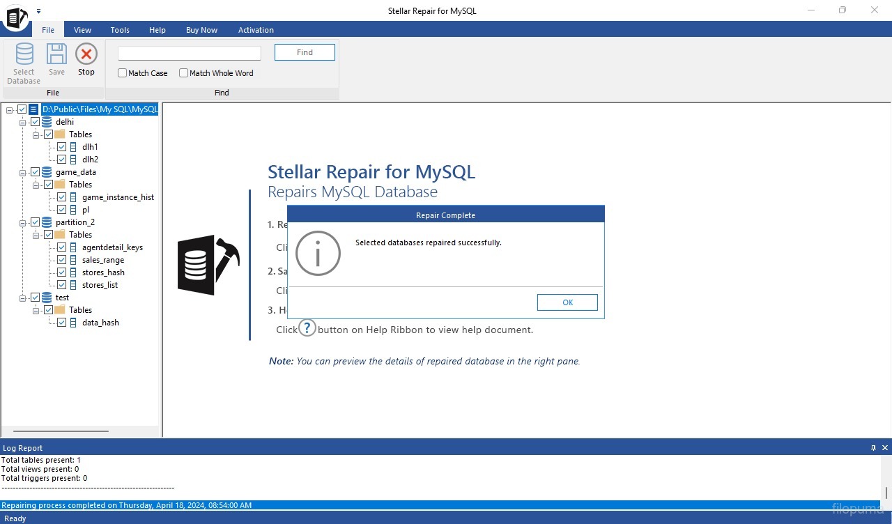 Download Stellar Repair for MySQL 9.0.0.6 for windows - Filepuma.com