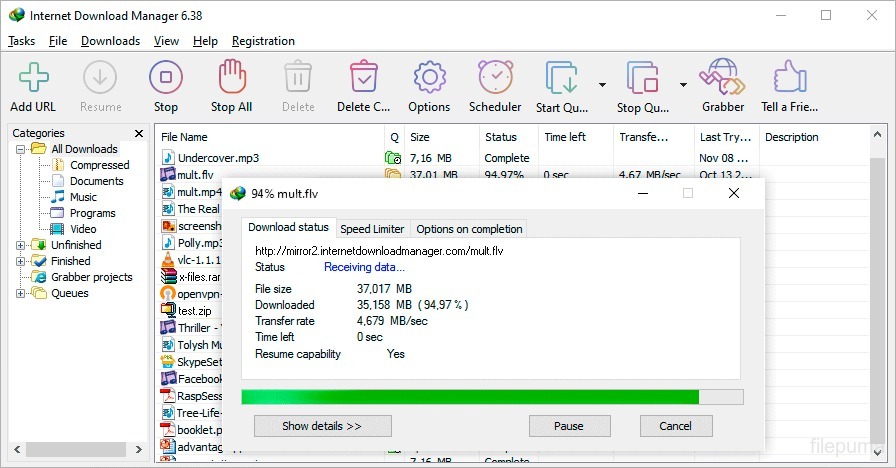 Download Internet Download Manager 6.42 Build 26 for windows - Filepuma.com