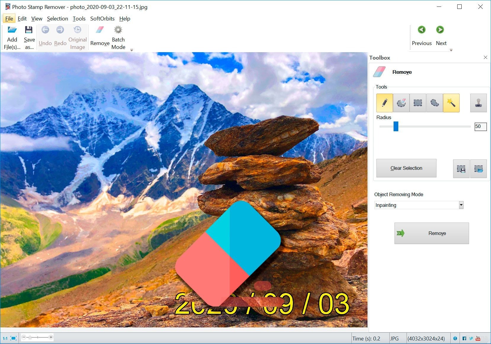 Download Photo Stamp Remover 15.1 for windows Filepuma