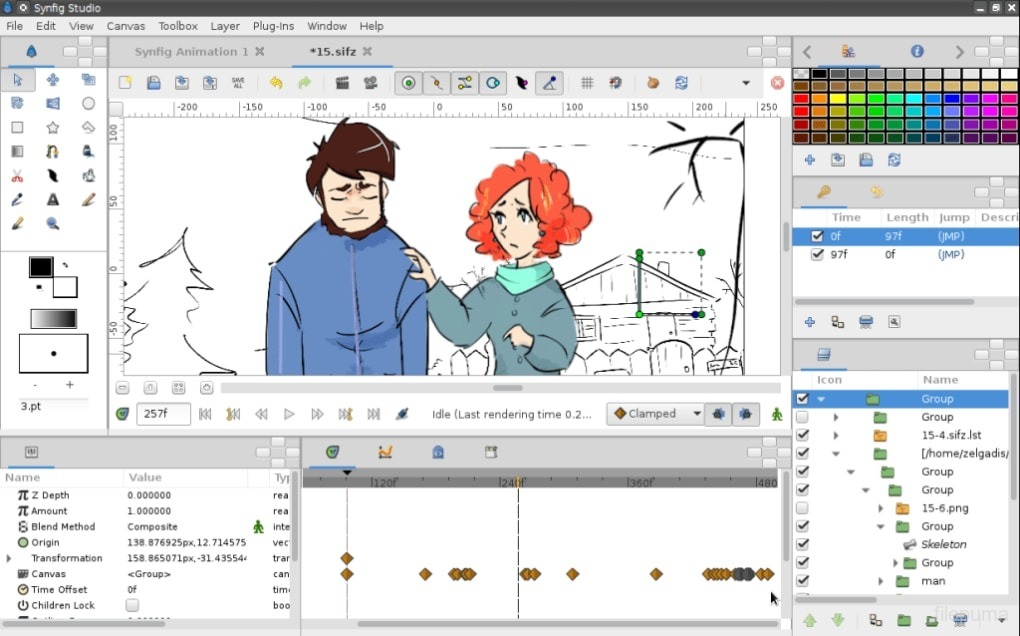 Synfig Studio (32bit) 1.5.2 Video Stills 3
