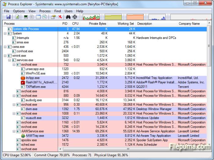 process explorer download