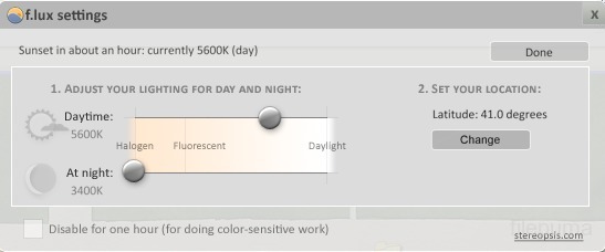f.lux 4.134 Screen Shots 3