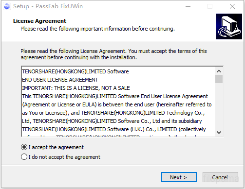 PassFab FixUWin 1.4.4 Screen Captures 1