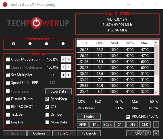 ThrottleStop 9.7 UI shots 1