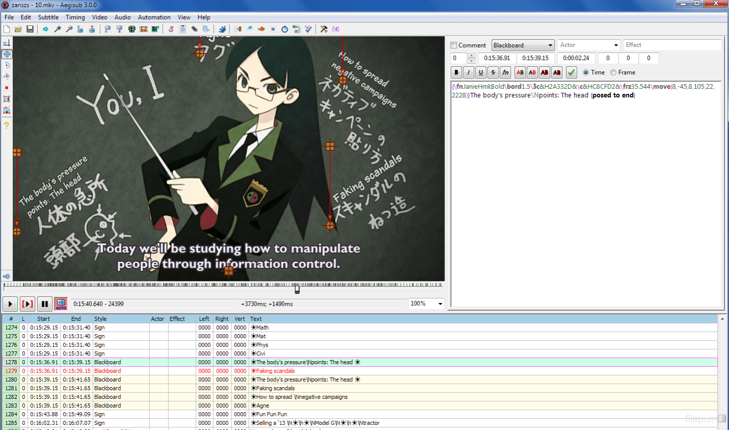 Aegisub 3.4.1 Pictures 1